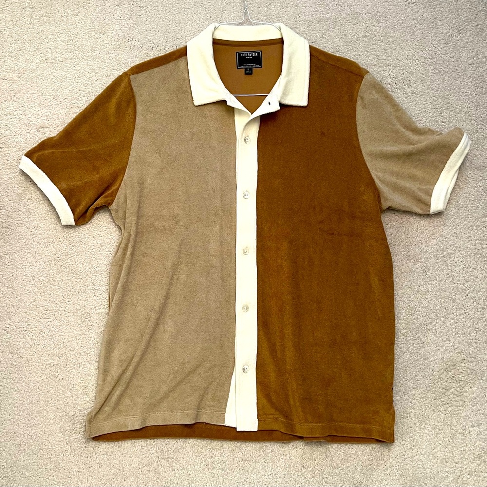 Todd Snyder Terry cabana shirt